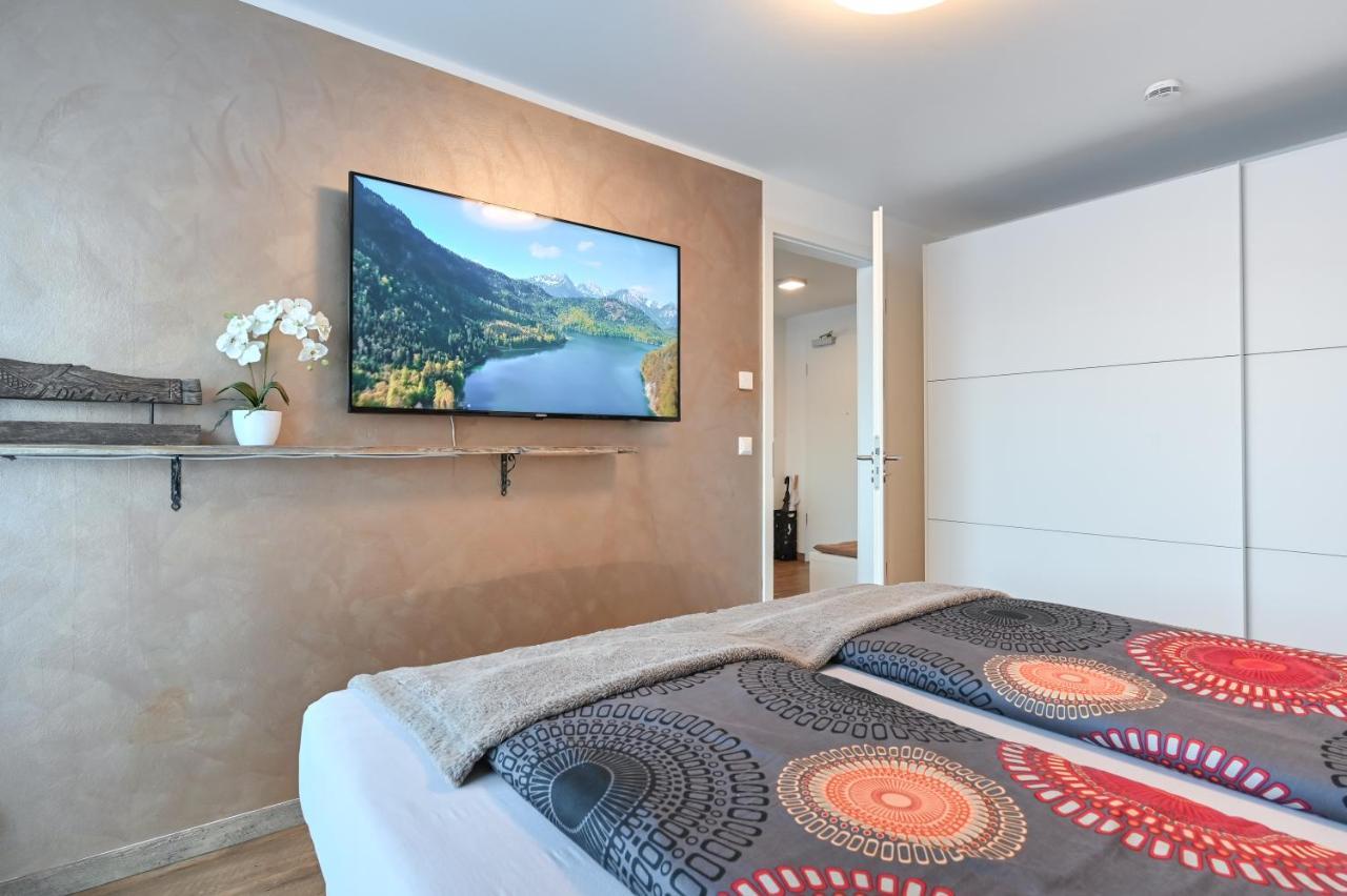 Ferienwohnung Schlossblick - City フュッセン エクステリア 写真